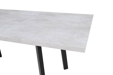 Кухонный раскладной стол Робин, опоры прямые, цемент светлый в Лабытнанги - предосмотр 3