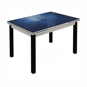 Кухонный стол раскладной Шанхай исп.2 ноги метал. крашеные №21 (Exclusive h149/белый) в Салехарде