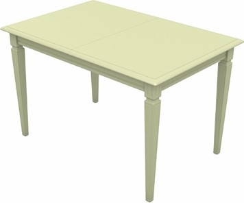 Кухонный стол раздвижной Сиена исп.2, тон 10 Покраска + патина с прорисовкой (на столешнице) в Салехарде