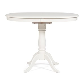 Обеденный овальный стол Solerno (ME-T4EX) 70х100+29х75, ivory white (слоновая кость 2-5) арт.12483 в Салехарде