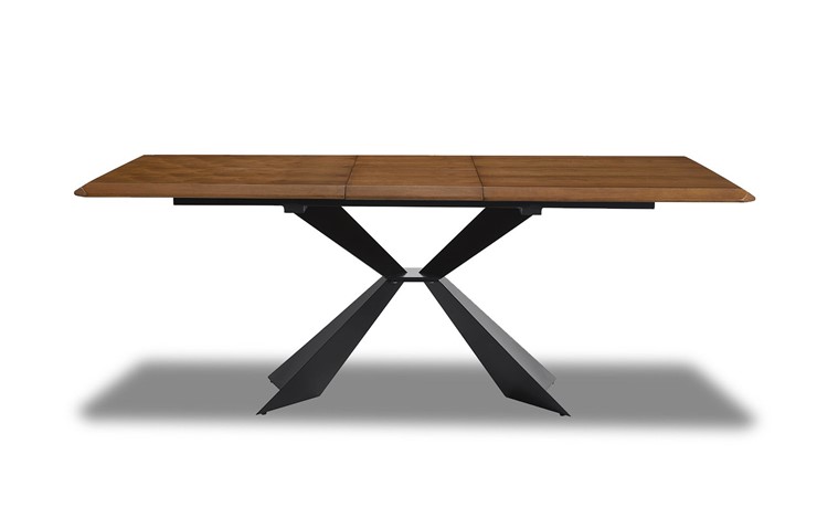 Кухонный раскладной стол T1712A: орех 180 (WK-07)/черный (PC-02) в Салехарде - изображение 3
