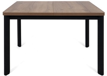 Кухонный раскладной стол Токио-2L (ноги металлические черные, дуб табако) в Ноябрьске - предосмотр 1