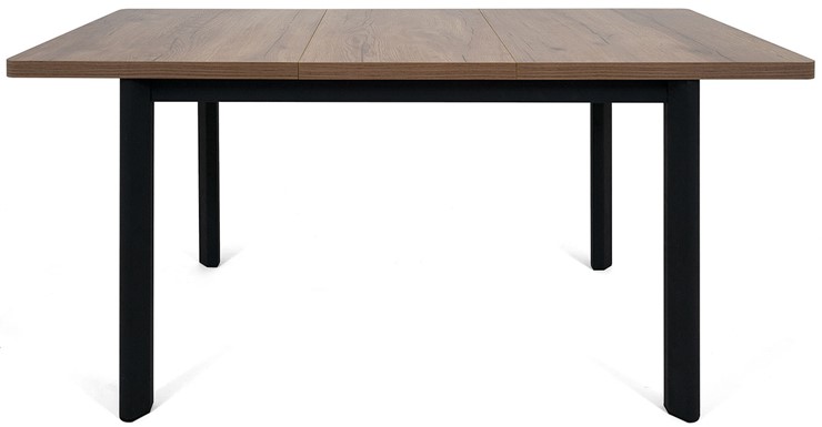 Кухонный раскладной стол Токио-2L (ноги металлические черные, дуб табако) в Губкинском - изображение 4