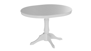 Обеденный овальный стол Торонто Т1 исп.2, цвет Белый матовый (Б-121) в Новом Уренгое