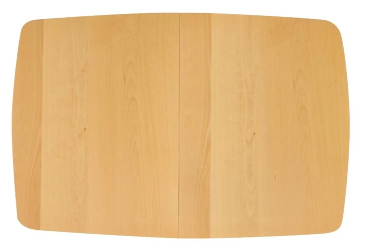 Стол раздвижной VAKU (Ваку) бук/мдф 80x120+40x75, Натуральный бук арт.13987 в Салехарде - изображение 6