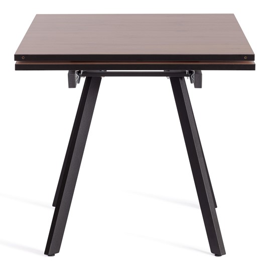 Раздвижной стол VIGO ЛДСП/HPL/металл,120x80x30х30х75 см, Дуб Вотан/чёрный арт.20622 в Салехарде - изображение 1