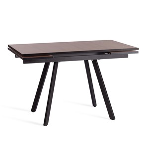 Раздвижной стол VIGO ЛДСП/HPL/металл,120x80x30х30х75 см, Дуб Вотан/чёрный арт.20622 в Лабытнанги