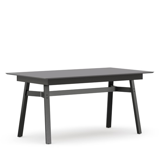 Обеденный стол 1600 Элиот ЛД 414.100.000, Оникс Серый/Чёрный в Ноябрьске - изображение 1