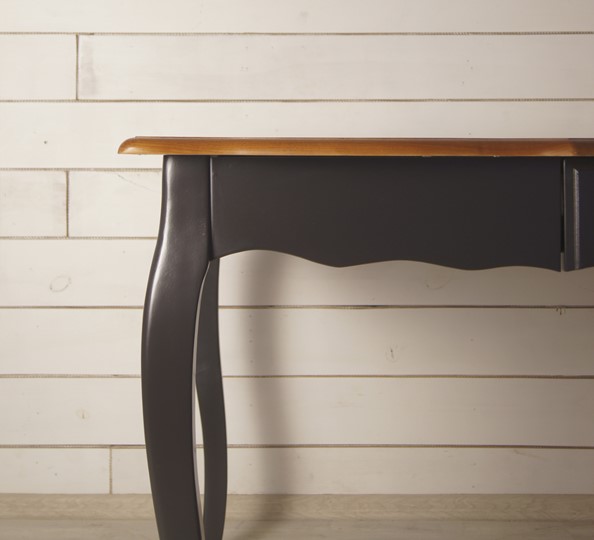 Стол кухонный Leontina с ящиком (ST9337MBLK) Черный в Лабытнанги - изображение 4