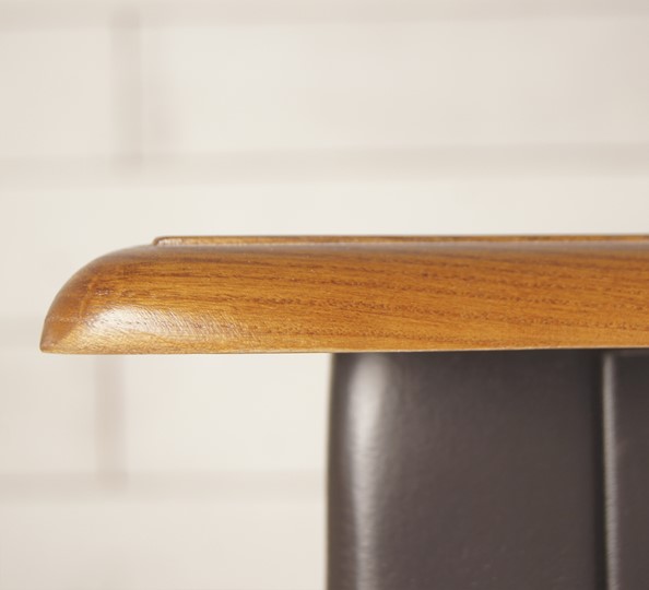Стол кухонный Leontina с ящиком (ST9337MBLK) Черный в Лабытнанги - изображение 5