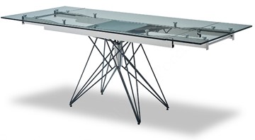 Кухонный стол раскладной T-041 (140) прозрачный в Надыме - предосмотр 3
