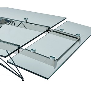 Кухонный стол раскладной T-041 (140) прозрачный в Новом Уренгое - предосмотр 5