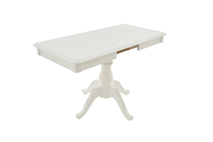 Кухонный стол раскладной Фабрицио-1 исп. Мини 1100, Тон 11 Покраска + патина с прорисовкой (на столешнице) в Салехарде - изображение 5