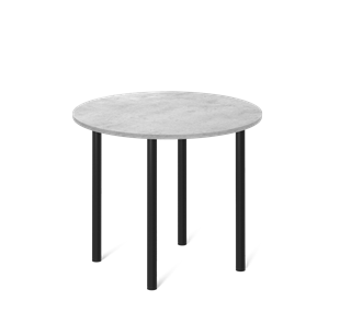 Кухонный обеденный стол SHT-TU66 / SHT-TT 90 ЛДСП (бетон чикаго светло-серый/черный) в Новом Уренгое