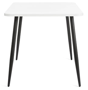Кухонный стол PLUTO ЛДСП/металл, 120x80x77, Белый/Черный арт.19316 в Салехарде - предосмотр 3