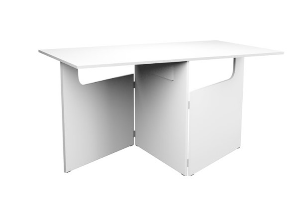 Обеденный раздвижной стол ХИТ -СО-6, Белая шагрень в Салехарде - изображение