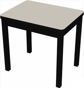 Стол раздвижной Бари дерево №8 (стекло белое/черный) в Надыме