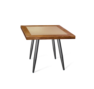 Керамический стол SHT-TU14 (4 шт.)/ТT7 60/60 (черный муар/брашированный коричневый/песочный) в Салехарде
