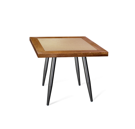 Кухонный обеденный стол SHT-TU14 (4 шт.)/ТT7 60/60 (черный муар/брашированный коричневый/песочный) в Салехарде - изображение