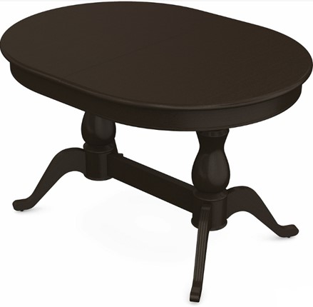 Раздвижной стол Фабрицио-2 исп. Овал 1600, Тон 8 (Морилка/Эмаль) в Салехарде - изображение