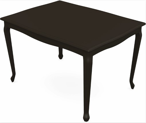 Кухонный стол раскладной Кабриоль 1400х800, тон 11 (Морилка/Эмаль) в Салехарде - изображение