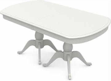 Кухонный стол раскладной Фабрицио-2 исп. Мыло большой 2 вставки, Тон 9 (Морилка/Эмаль) в Надыме
