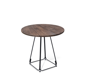 Круглый стол на кухню SHT-TU23/H71/ТT 80 (темно-серый/палисандр) в Надыме
