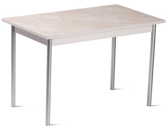 Стол для столовой, Пластик Саломе 0408/Металлик в Салехарде - изображение