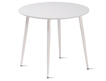 Обеденный стол Орфей.4, Пластик Clean Touch White Melatone/white myar в Салехарде