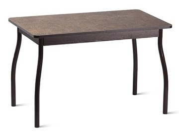 Кухонный стол Орион.4 1200, Пластик Урбан коричневый/Коричневый в Салехарде