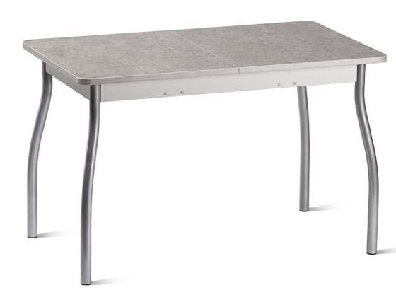 Раздвижной стол Орион.4 1200, Пластик Урбан серый/Металлик в Салехарде - изображение