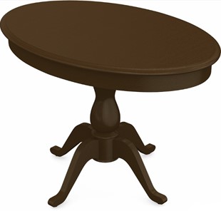 Кухонный раздвижной стол Фабрицио-1 исп. Эллипс, Тон 4 Покраска + патина с прорисовкой (на столешнице) в Салехарде