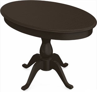Кухонный раскладной стол Фабрицио-1 исп. Эллипс, Тон 8 Покраска + патина с прорисовкой (на столешнице) в Салехарде - предосмотр