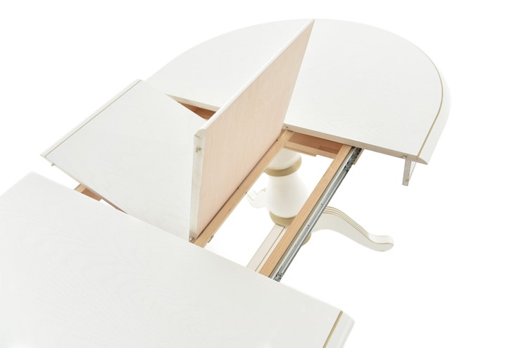 Кухонный стол раскладной Фабрицио-2 исп. Овал 1200, Тон 12 (Морилка/Эмаль) в Салехарде - изображение 3