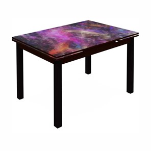 Кухонный стол раскладной Шанхай исп.1 металл. крашенные №21 (Exclusive h152/черный) в Надыме