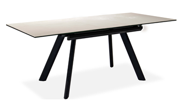 Кухонный стол раскладной Бордо 3CQ 180х95 (Oxide Avorio/Графит) в Ноябрьске - предосмотр 1