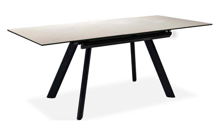 Кухонный стол раскладной Бордо 3CQ 180х95 (Oxide Avorio/Графит) в Салехарде - изображение 1