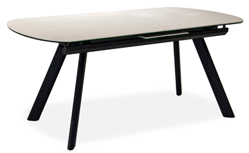 Кухонный стол раздвижной Шамони 3CQ 180х95 (Oxide Avorio/Графит) в Надыме