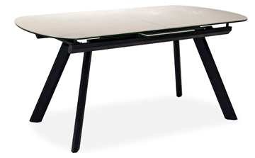 Кухонный стол раздвижной Шамони 2CQ 160х90 (Oxide Avorio/Графит) в Тарко-Сале