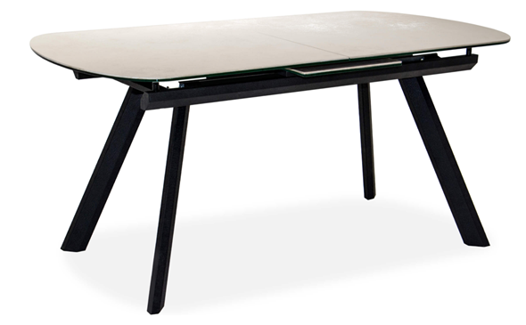 Кухонный стол раздвижной Шамони 2CQ 160х90 (Oxide Avorio/Графит) в Надыме - изображение