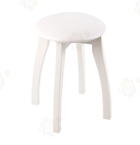 Обеденный стул Луго, аттика белый, каркас массив белый в Муравленко