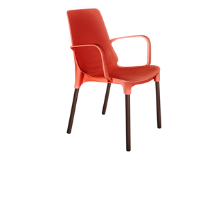 Кухонный стул SHT-ST76/S424 (красный/коричневый муар) в Салехарде