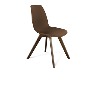 Обеденный стул SHT-ST29/S39 (коричневый ral 8014/темный орех) в Салехарде