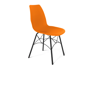 Обеденный стул SHT-ST29/S107 (оранжевый ral2003/черный муар) в Салехарде