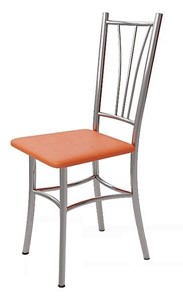 Кухонный стул "Классик 5", Рустика Оранж в Салехарде