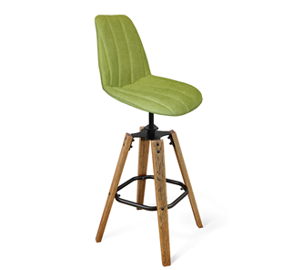 Барный стул SHT-ST29-C1/S93 (оливковый/брашированный коричневый/черный муар) в Муравленко