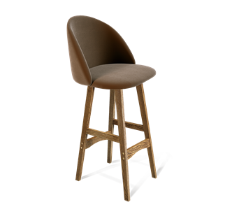 Барный стул SHT-ST35 / SHT-S65 (кофейный ликер/дуб брашированный коричневый) в Новом Уренгое