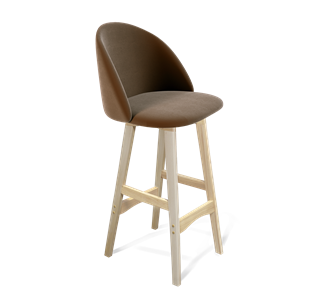 Барный стул SHT-ST35 / SHT-S65 (кофейный ликер/прозрачный лак) в Салехарде