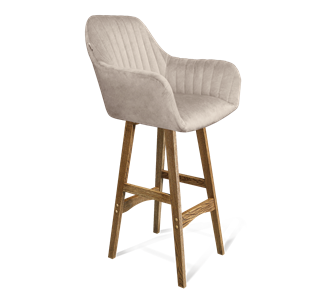 Барный стул SHT-ST38-1 / SHT-S65 (лунный мрамор/дуб брашированный коричневый) в Лабытнанги