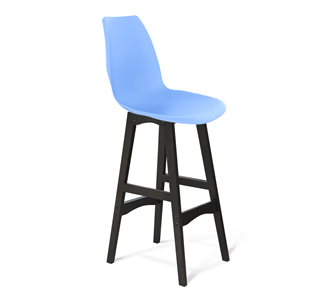 Барный стул SHT-ST29/S65 (голубой pan 278/венге) в Салехарде